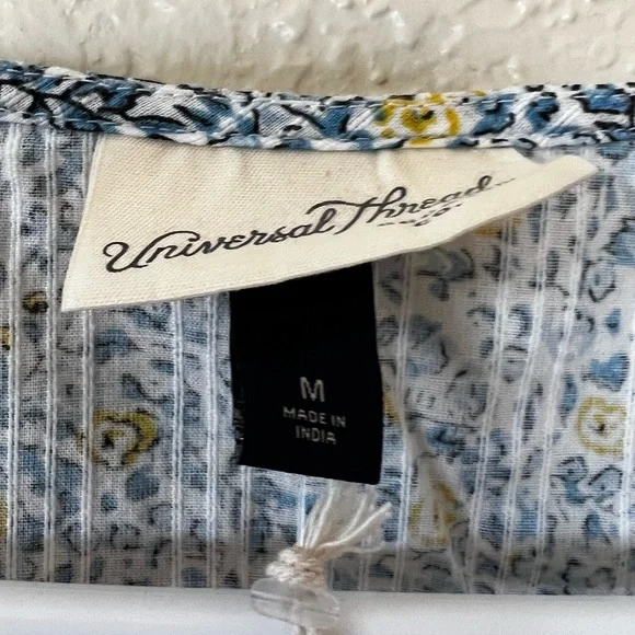 Universal Thread Blue Floral Two Piece Set - Top and Skirt - Picture 5 of 11